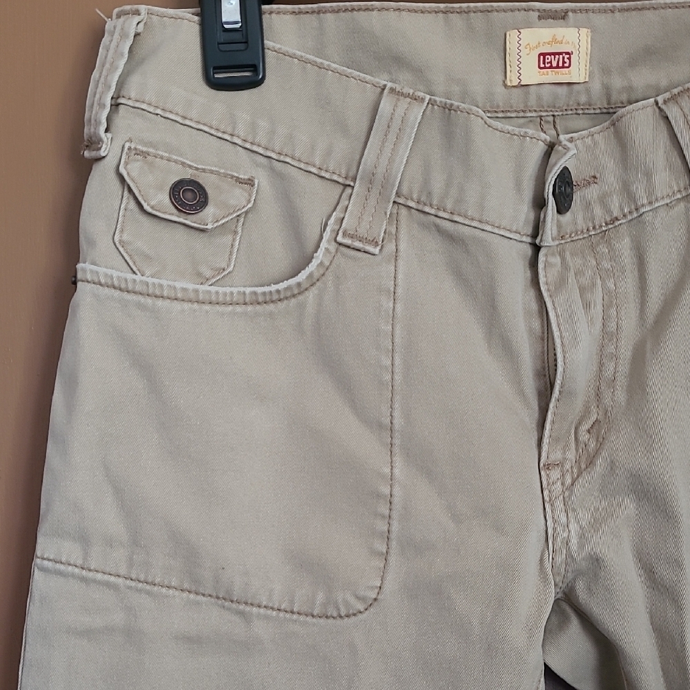 Levi's Tan Straight Leg Pants - Picture 3 of 16